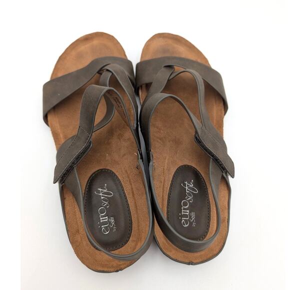 Eurosoft by Sofft Gianetta Ankle Strap Sandal Women's Mocha Size US7.5M EU38 - Picture 5 of 11